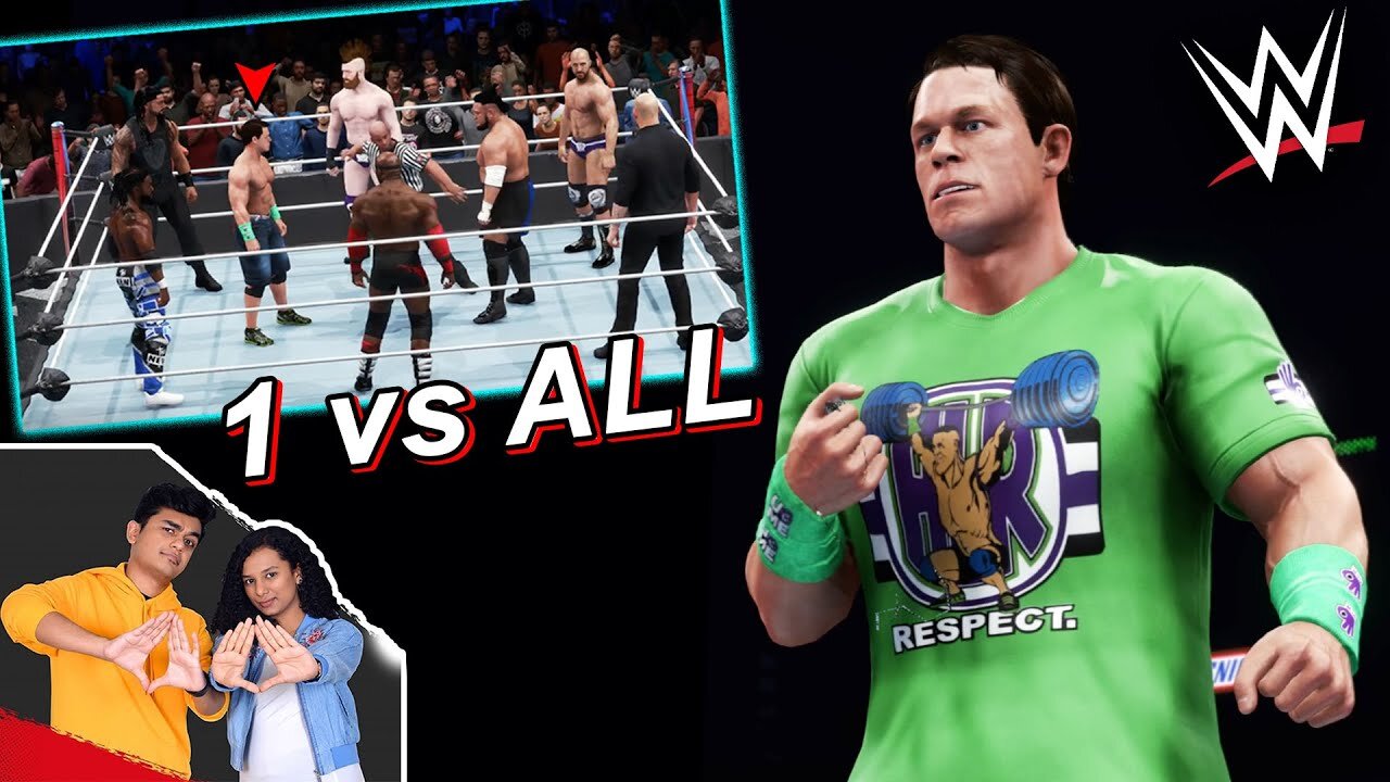 ALL WWE WRESTLERS vs 1 | SlayyPop