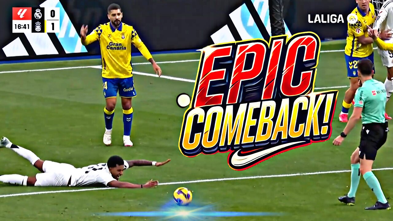 Epic Comeback! Real Madrid's Spectacular 4-1 Victory Over UD Las Palmas | LaLiga EA Sports Highlights