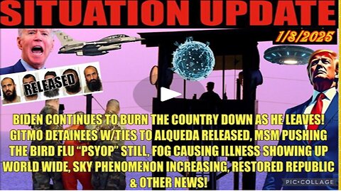 CURRENT UPDATE | - No way out| Gitmo Detainees| Bird Flu Psyop| Greenland | Poison Fog| Drones