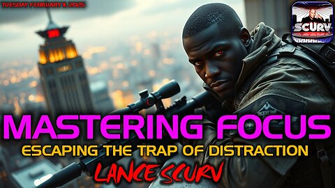 MASTERING FOCUS: ESCAPING THE TRAP OF DISTRACTION AND WHITE SUPREMACY! | LANCESCURV