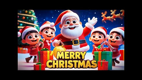 "Merry Christmas 2025 | Jingle Bells Song 🎅🎄 Santa Claus & New Year Celebration ❄️✨"