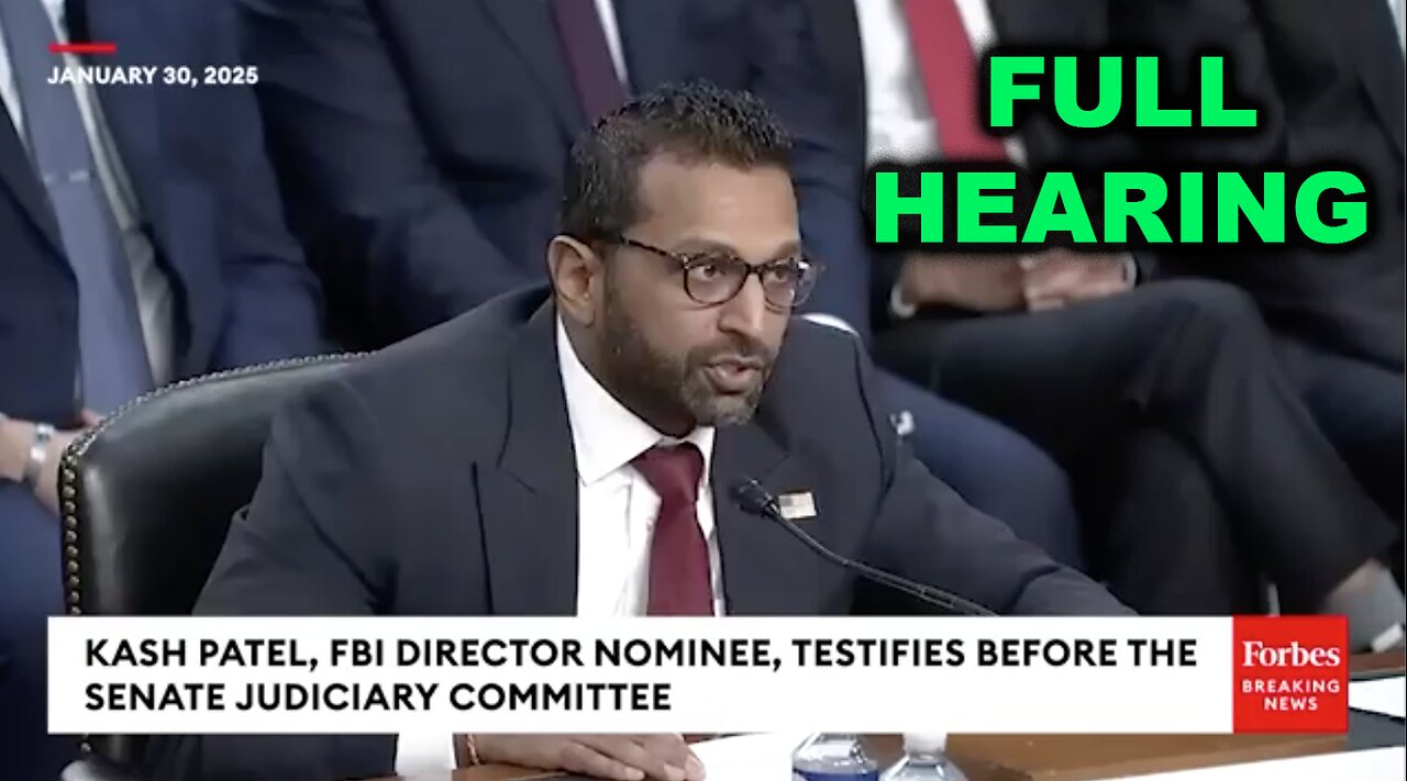 FULL HEARING: Kash Patel—FBI Director Nominee—Faces Tough Grilling At Senate Confirmation Hearing