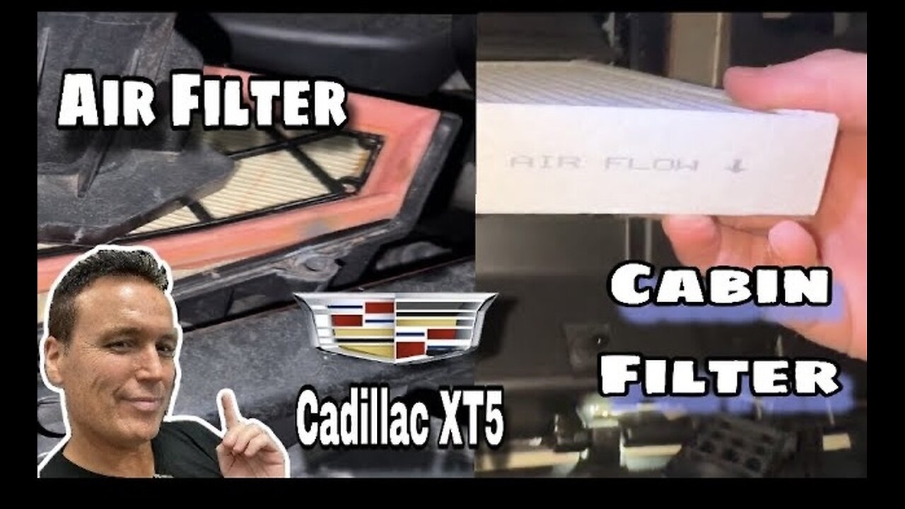 How to change the cabin air filter and engine air filter on your Cadillac XT5