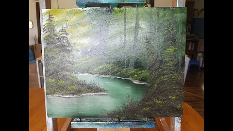 Deep Forest Oil Painting