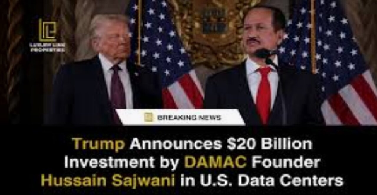 Boyd Anderson - Trump Announces $20 Billion U.S. Data Center Investment By Hussain Sajwani