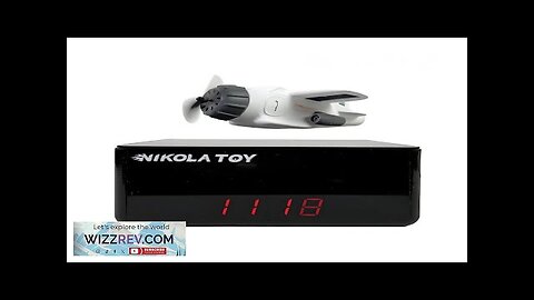 NIKOLATOY Cute Maglev Mini Aircraft Creative Clock Desktop Ornaments Decorative Toys Science Review