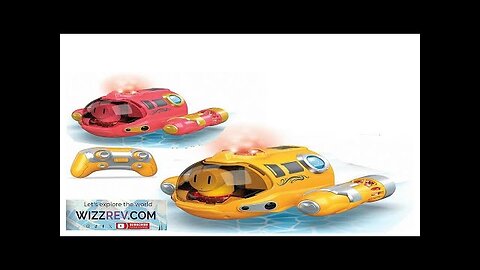 2.4G Mini RC Boat Submarine Spray Light Waterproof Rechargeable Electric Remote Control Review