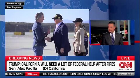 Sen. Padilla: Trump Is Going to See the Need for ‘All Hands on Deck’ in Calif. Wildfires Recovery