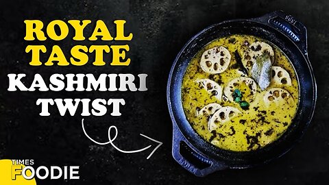 How to make authentic Kashmiri Nadru (Lotus Stem) Yakhni | Kashmiri food recipe
