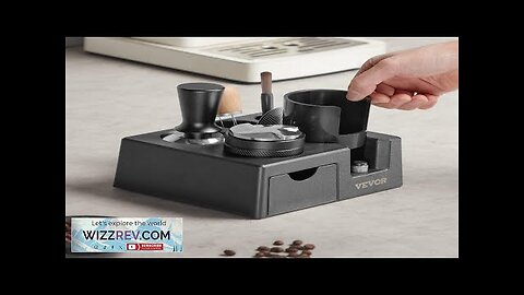 ABS Espresso Tamping Station 51-58 mm Station with Detachable Slot