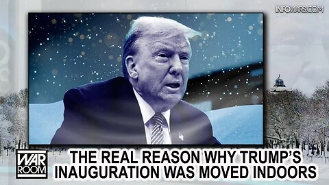 THE REAL REASON WHY TRUMP’S INAUGURATION WAS MOVED INDOORS