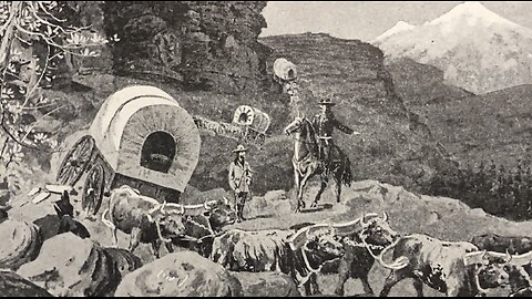 The wagon train comes upon a stagecoach massacre
