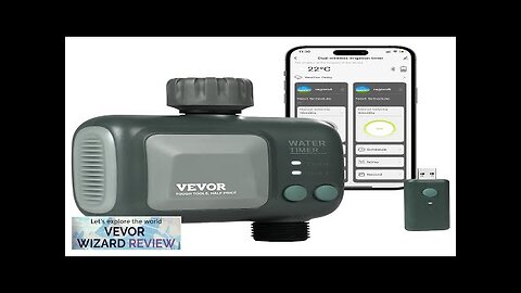 VEVOR WiFi Sprinkler Timer 2 Outlets Smart Hose Faucet Water Timer Review