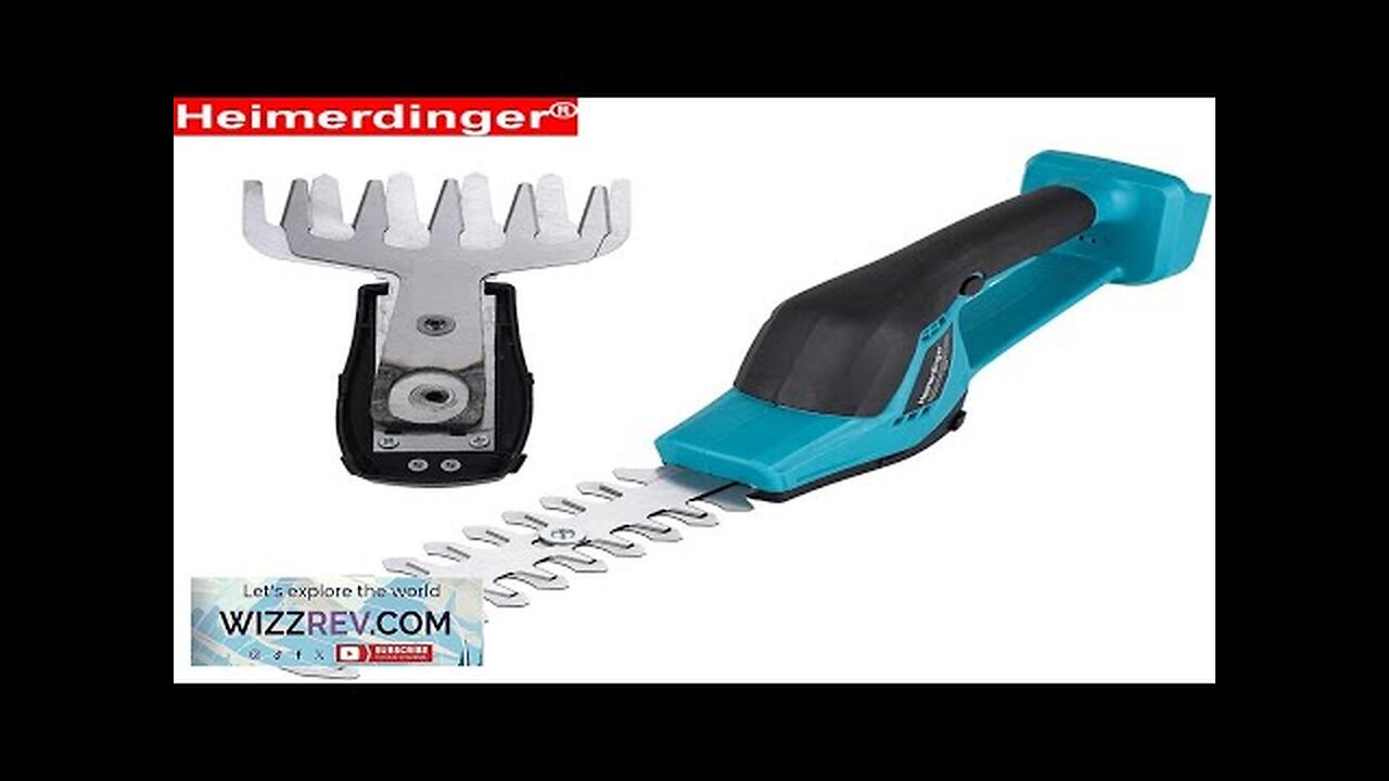 Cordless Hedge Trimmer for Makita 18V Battery 2-in-1 Mini Handheld Electric Grass Review