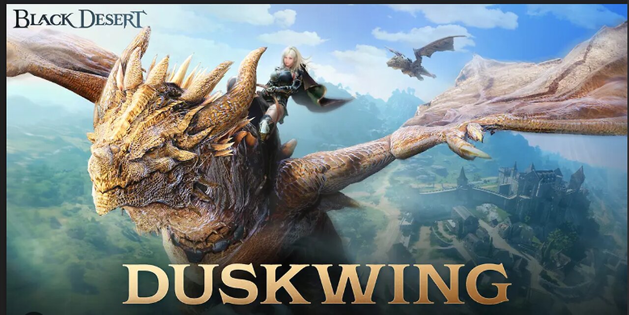 Black Desert Online (SA) Montaria voadora dragão (Asas do Crepúsculo)