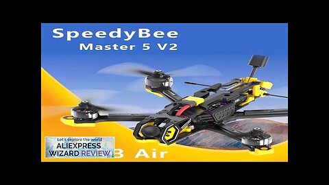 SpeedyBee Master 5 V2 HD O3 Air Unit FPV 5 Freestyle drone Review