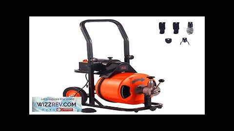 VEVOR Drain Cleaning Machine 75 FT x 1/2 Inch Sewer Snake Machine Review