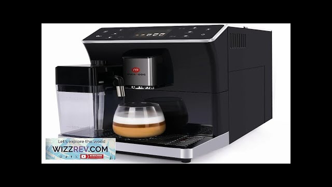 Mcilpoog WS202 Fully Automatic Espresso Machine ，Built-In Automatic Milk Frother&Tank Review