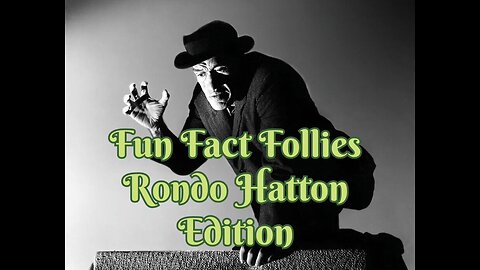 Special Edition of Fun Facts Follies from House of Horrors