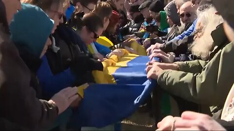 Citizens rally support for Ukraine in Washington DC, as US relations sour