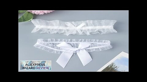 Fashion Lace Garter Thigh Ring Lingerie Wedding Garter Belt Bowknot Lace Elastic Review