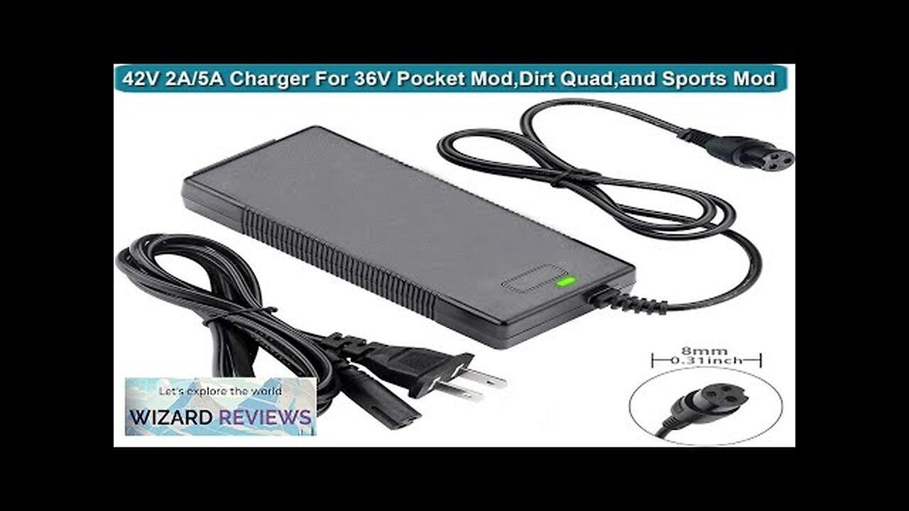 42V 2A 5A Power Adapter Supply Charger For 36V Electric Balance Scooter Review