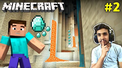 Can I Find Diamonds In Secret Caves | Minecraft Gameplay #2