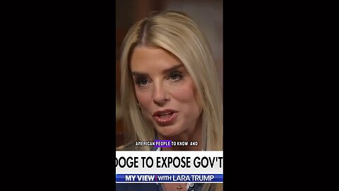 Pam Bondi Featured in Lara Trump’s First Show Premiere, Discusses Her Role as Attorney General