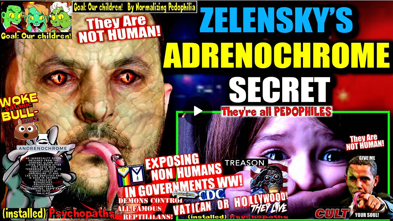 Trump Gives Zelensky 30 Days to Hand Over VIP Adrenochrome Client List (compilation version)