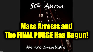 SG Anon REVEALS 'Mass Arrests' and the FINAL PURGE Has Begun!