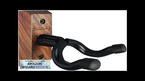 Guitar Wall Mount Black Walnut Wood Guitar Hanger U-Shaped Guitar Wall Hanger Review