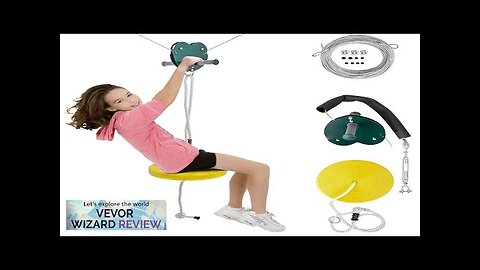 Seated Zipline Kit 80 feet Outdoor Fun Toys Review