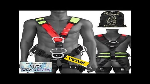 Safety Climbing Harness Rock Climbing Gear Rappelling Floor Escape Tower Climber Review