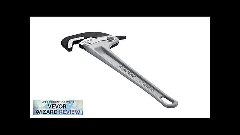 VEVOR Pipe Wrench 14" Aluminum Straight Pipe Wrench Automatic Jaw Adjustment Adjustable Review