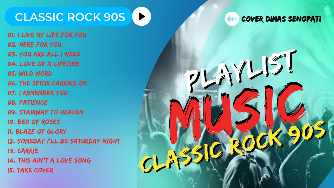 Playlist classic rock 90s II Cover Dimas Senopati #music