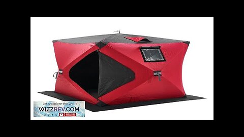 VEVOR 1-2 Person Ourdoor Portable Ice Shelter Pop-Up Ice Fishing Shanty Tent Review