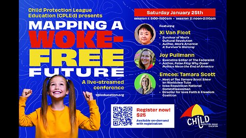 Mapping a Woke Free Future Conference Promo