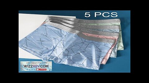 5pcs Men Boxer Briefs Thin Breathable Comfy Quick Drying Stretchy Boxer Underwear Review