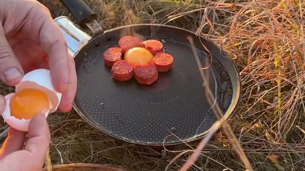 Cooking 🍳 in nature 😋 😍