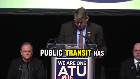 A sea of hands are raised when ATU Financial Sec asks transit workers if they have been assaulted