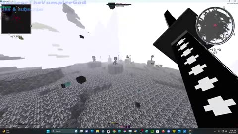Minecraft Mob battle Nuclear Vs Witherzilla