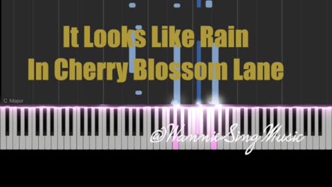 It looks like rain in cherry blossom lane piano