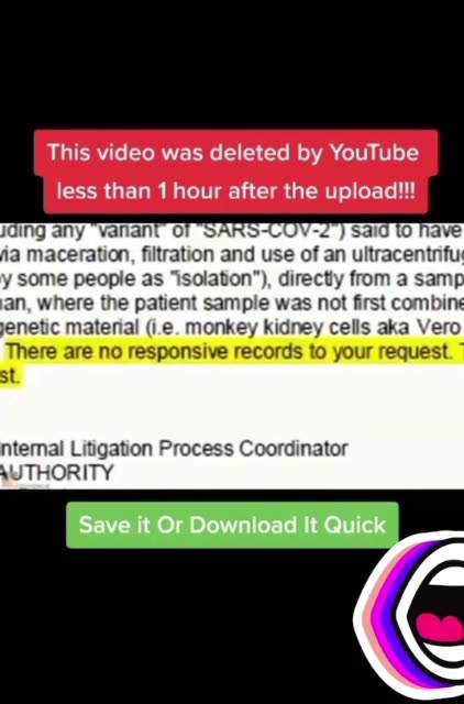 They didn't isolate the virus...