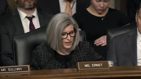 Joni Ernst Reads Statement by Mark Lucas Supporting Pete Hegseth Into the Official Record