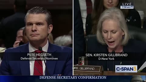 Pete Hegseth Smacks Down Democrat Senator's Screeching Attack