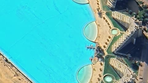 Largest Swimming Pool in the World with Guinness world record 😮😮😮