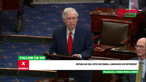 Sen. McConnell will not seek re-election in 2026