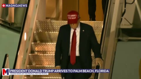 President Trump arrives on Air Force One to Florida after Victorious Week in Washington [LIVE]