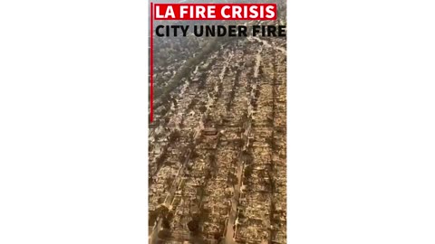 🔥 Aerial View of Pacific Palisades Fire Devastation in LA's Richest Area 🌊