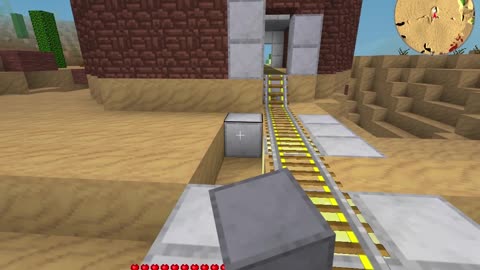 Minetest D5 Home Server upto yAxis500 railway